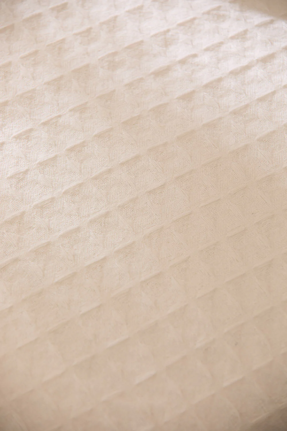 Colcha de algodón nido de abeja blanco Panal - Image 3